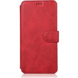For Huawei Mate 10 Lite / Maimang 6 Calf Texture Magnetic Buckle Horizontal Flip Leather Case with Holder & Card Slots & Wallet & Photo Frame(Red)