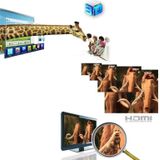 HDV-9812 Mini HD 1080P 1x2 HDMI V1.4 Splitter voor HDTV / STB/ DVD / Projector / DVR