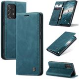 For Samsung Galaxy A73 5G CaseMe 013 Multifunctional Horizontal Flip Leather Phone Case(Blue)