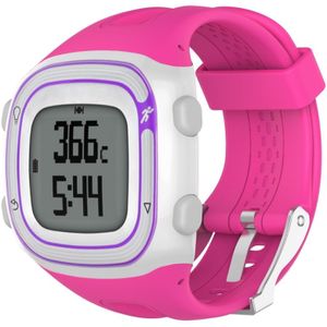 Silicone Sport Wrist Strap for Garmin Forerunner 10 / 15 (Pink)