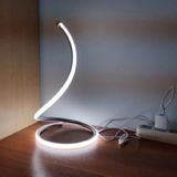 LED spiraal tafel lamp Home woonkamer slaapkamer decoratie verlichting bed licht  specificaties: AU plug (wit)