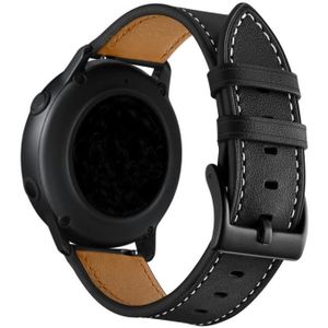 Voor Huawei Watch GT3 Pro 43 mm / 46 mm 22 mm Eerste laag lederen naaigaren horlogeband