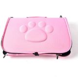 Cats and Dogs Go Out Portable Breathable Foldable EVA Pet Bag  Size:52×27×28cm(Black)