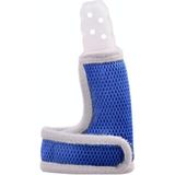 ZT001 Baby Silicone Molar Finger Cots Children Anti-Bite Hand Breathable Thumb Cots Teether Maternal And Baby Products(Blue Transparent)