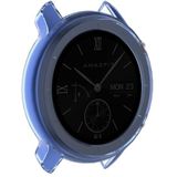 For Huami Amazfit GTR 47mm TPU Half Case Watch Case(Transparent Blue)