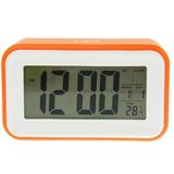 Multi Function Large Screen Alarm Clock with Calendar & LCD Light & Snooze Touch (Orange)