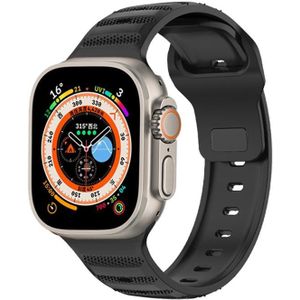 Voor Apple Watch Ultra 49 mm Dot Texture Fluororubber horlogeband