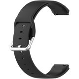 For Xiaomi Haylou Solar LS02 / LS01 Silicone Strap A  Size: 19mm(Black)