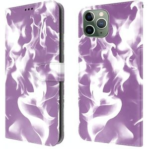 Cloud Fog Pattern Horizontal Flip Leather Case with Holder & Card Slot & Wallet For iPhone 11 Pro(Purple)