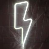 Neon LED Modellering Lamp Decoratie Nachtlampje  Voeding: Batterij of USB (White Thunder)