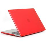 ENKAY Hat-Prince 2 in 1 Crystal Hard Shell Plastic Protective Case + Europe Version Ultra-thin TPU Keyboard Protector Cover for 2016 MacBook Pro 15.4 Inch with Touch Bar (A1707) (Red)