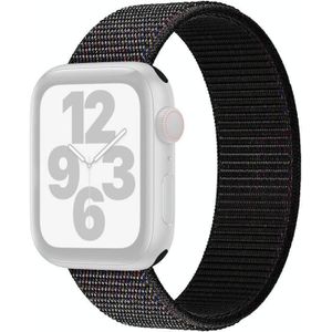 Enkele lap nylon vervangende horlogeband  maat: S 135mm voor Apple Watch Series 6 & SE & 5 & 4 40mm / 3 & 2 & 1 38mm