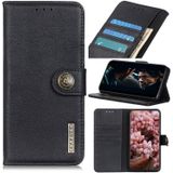 For Galaxy S20 Cowhide Texture Horizontal Flip Leather Case with Holder & Card Slots & Wallet(Black)