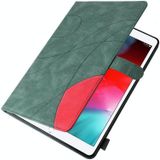 Dual-Color Splicing Horizontale Flip PU Lederen Case met Houder & Card Slots & Slaap / Weks-up Functie voor iPad Pro 10.5 / Air  / iPad 10.2