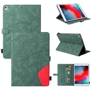 Dual-Color Splicing Horizontale Flip PU Lederen Case met Houder & Card Slots & Slaap / Weks-up Functie voor iPad Pro 10.5 / Air  / iPad 10.2