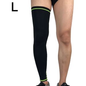 Outdoor Basketball Badminton Sports Knee Pad Riding Running Gear Long Breathable Protection Legs Pantyhose  Size: L