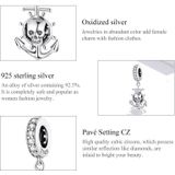 S925 Sterling Zilver Piraat Skull Ship Hanger DIY Armband Ketting Accessoires
