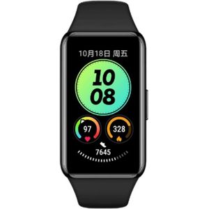 Original Huawei Band 6 Pro 1.47 inch AMOLED Color Screen Bluetooth 5.0 5ATM Waterproof Smart Wristband Bracelet  Support Body Temperature Detection / Blood Oxygen Monitoring / Sleep Monitoring / NFC Smart Card Swiping / 96 Sports Modes(Black)