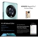 Hono Magic4 Pro 5G LGE-AN10  12 GB + 256GB  China-versie  Triple Back Camera's + Dual Front Camera's  3D-face id & screen vingerafdrukidentificatie  4600mAh batterij  6.81 inch Magic UI 6.0 (Android 12) Snapdragon 8 Gen 1 Octa Core Tot 2.995GHz  Ne