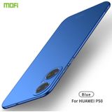 For Huawei P50 MOFI Frosted PC Ultra-thin Hard Case(Blue)