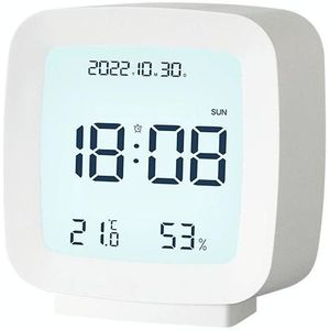 2286 Mini multifunctionele kalenderwekker nachtkastje temperatuur en vochtigheid klok