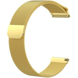 For Fitbit Versa Milanese Replacement Wrist Strap Watchband  Size:L(Gold)