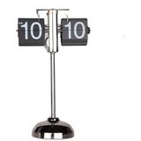 Creative Home Office Bedroom Retractable Flip Trolley Small Balance Clock