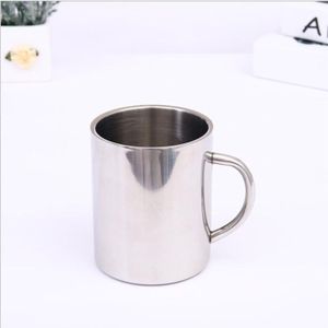 Double Wall Stainless Steel Coffee Mug Portable Termo Cup Travel Tumbler Coffee Jug Milk Tea Beer Cups Double Office Water Mugs(400ML)