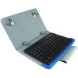 Universal Bluetooth Keyboard with Leather Case & Holder for Ainol / PiPO / Ramos 9.7 inch / 10.1 inch Tablet PC(Blue)