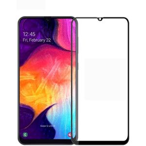 MOFI 9H 3D Explosion-proof Curved Screen Tempered Glass Film for Galaxy A50 (Black)
