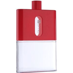 A5 Kettle Outdoor Sports Cup Paper Portable Creative Student Square Flat Cup(Red)