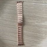 Aluminium legering Gear Matte Watch Band voor Apple Watch Series 7 45 mm / 6 & SE & 5 & 4 44mm / 3 & 2 & 1 42 mm (Rose Gold)