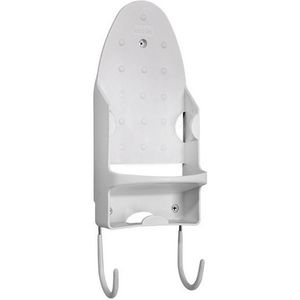 Dryer Iron Plate Wall Shelf Holder Hanger Storage Organzier(White)