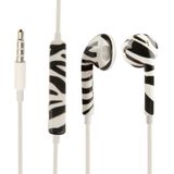 Zebra-stripe Pattern EarPods with Remote and Mic  Random Color & Pattern Delivery  for iPhone 6 & 6s & 6 Plus & 6s Plus / iPhone 5 & 5S & SE & 5C  iPhone 4 & 4S  iPad / iPod touch  iPod Nano / Classic
