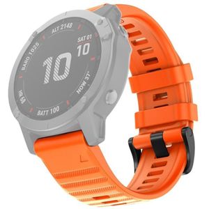 Voor Garmin Fenix 7x Silicone Watchband (Orange)