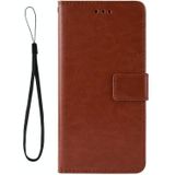 For Sony Xperia 5 III Crazy Horse Texture Horizontal Flip Leather Case with Holder & Card Slots & Lanyard(Brown)
