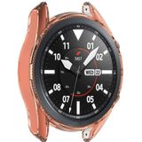 For Samsung Galaxy Watch 3 45mm Transparent TPU Watch(Orange)