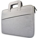 Universal Double Side Pockets Wearable Oxford Cloth Soft Handle Portable Laptop Tablet Bag  For 12 inch and Below Macbook  Samsung  Lenovo  Sony  DELL Alienware  CHUWI  ASUS  HP(Grey)