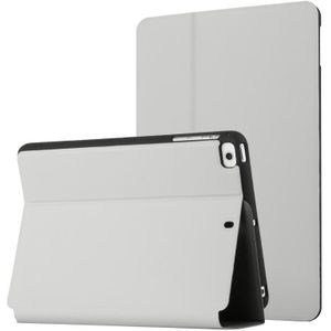 Voor iPad Mini  / 4/3/2 / 1 Dual-vouwen Horizontale Flip Tablet Leren Case met Houder & Sleep / Wake-Up-functie