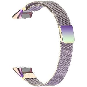 For Samsung Galaxy Fit SM-R370 Milanese Replacement Strap Watchband(Colorful)