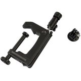 Table Clamp Desktop Holder Mount + Tripod Adapter for GoPro  NEW HERO /HERO6  /5 /5 Session /4 Session /4 /3+ /3 /2 /1  Xiaoyi and Other Action Cameras  Clamp Size: 1 - 6 cm