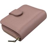 KB132 Female Style Full Grain Cow Leather Multifunctional Wallet/ Card Bag/ Driving License Package(Pink)