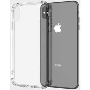 Schokbestendige transparante TPU softcase voor iPhone XS Max (transparant)