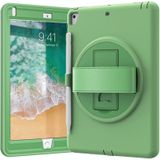 360 graden rotatie PC + TPU beschermende hoes met houder & handriem & pensleuf voor Apple iPad Pro 9.7 (2016) (Matcha Green)