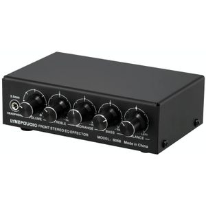 3-kanaals mixer stereoversterker voor hoog / midden / bas adjuster  USB 5V voeding  US Plug