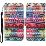 For iPhone 6 Plus Painted Pattern Horizontal Flip Leathe Case(Tribal Ethnic Style)