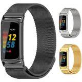 Voor FitBit Charge5 Mijobs Magnetic Metal Watch Band