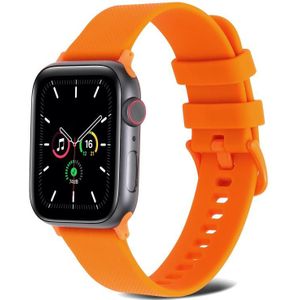 Plain Weave Silicone Watch Band voor Apple Watch Series 7 41mm / 6 & SE & 5 & 4 40mm / 3 & 2 & 1 38 mm