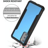 For Samsung Galaxy S20 Plus iPAKY Thunder Series Aluminum Frame + TPU Bumper + Clear PC Shockproof Case(Black)