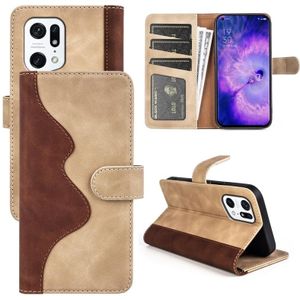 Voor Oppo Zoek X5 Pro Stitching Horizontal Flip Leather Phone Case